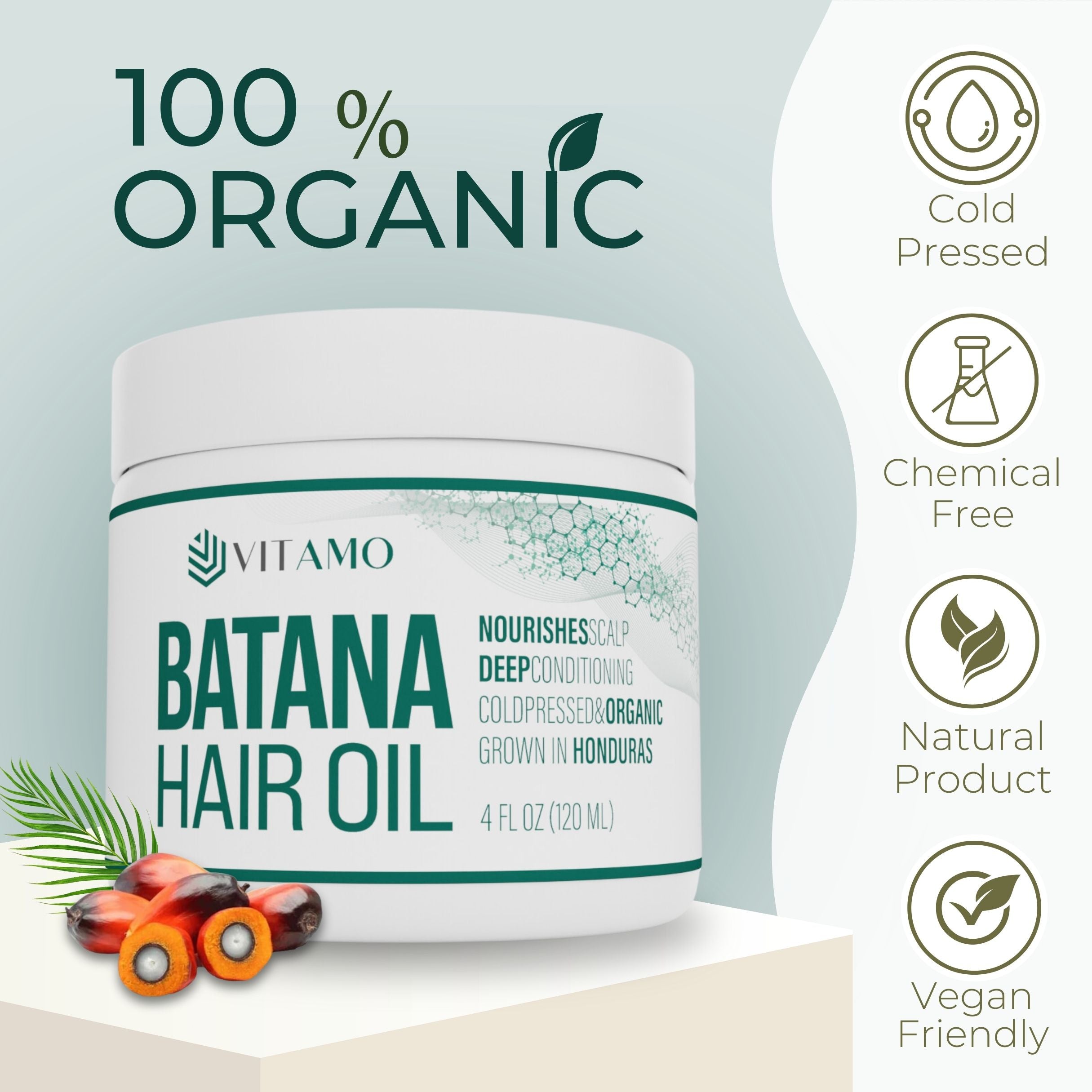 100% Organic Batana oil for Hair Growth | Pure Elaeis Oleifera