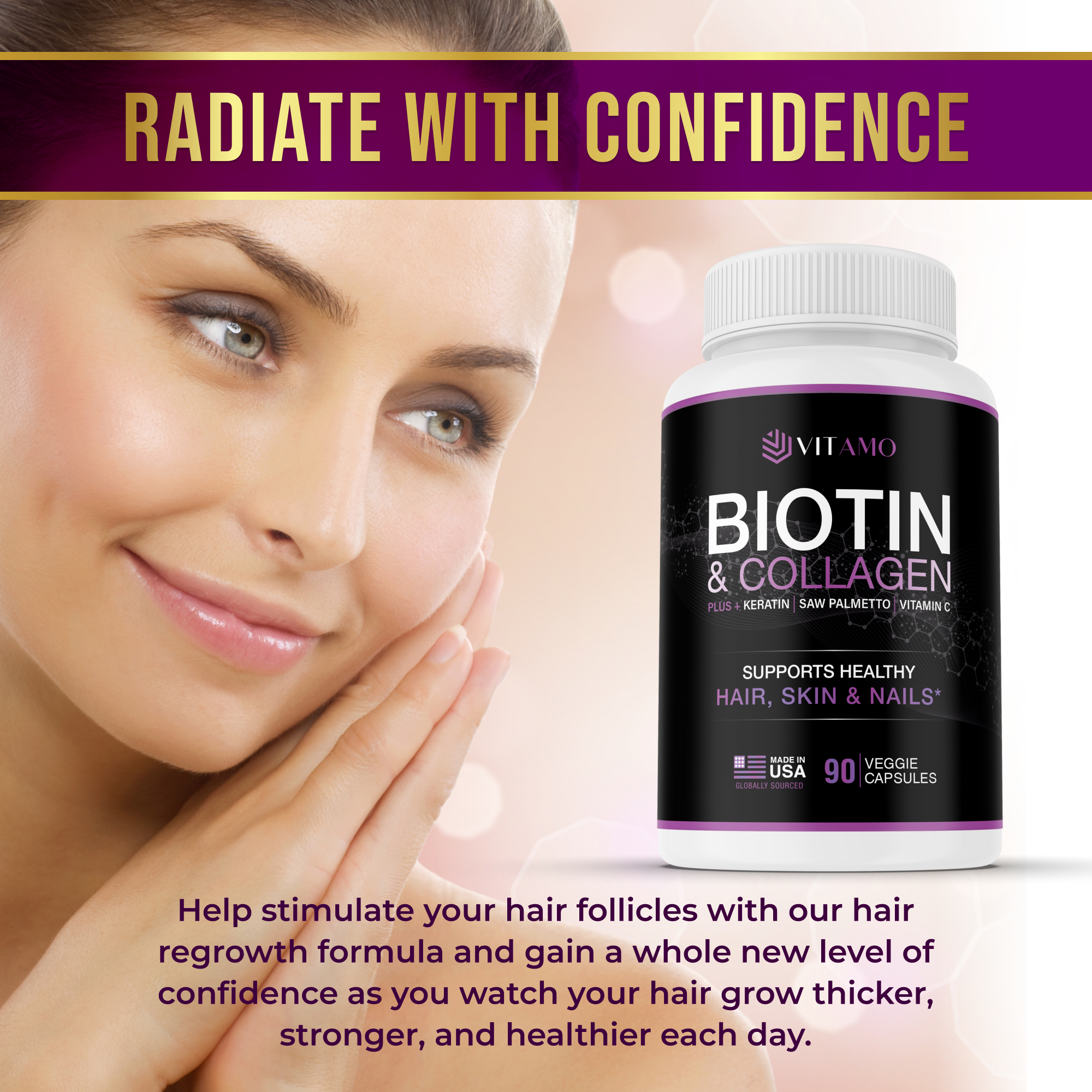 Premium Biotin & Collagen capsules