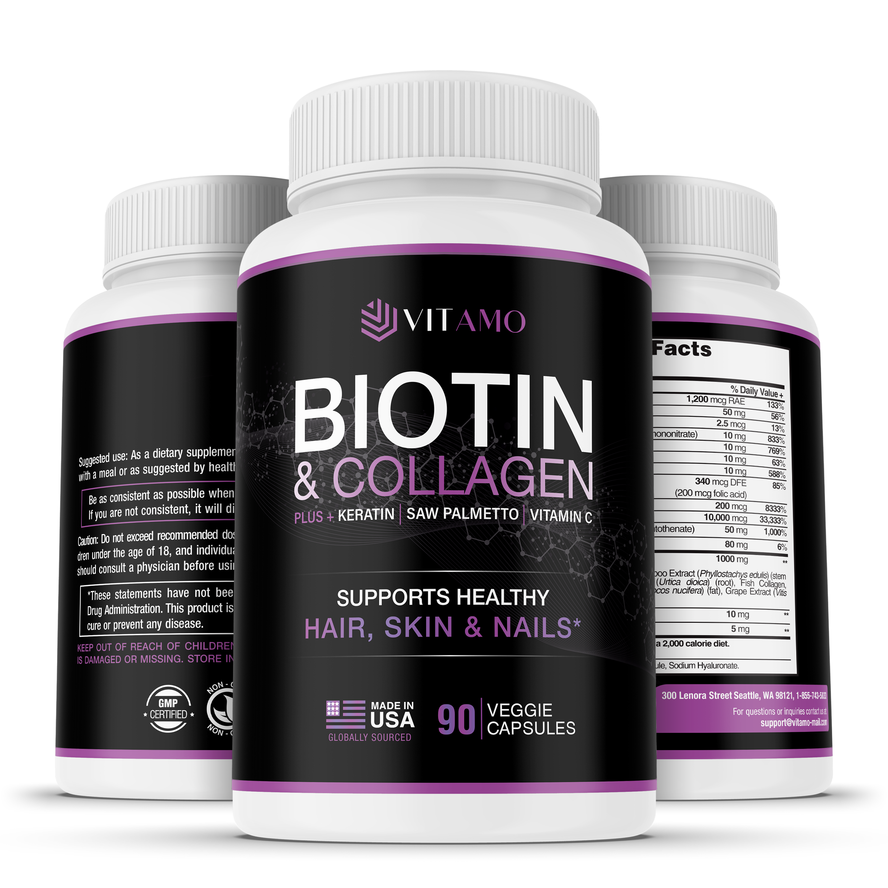 Premium Biotin & Collagen capsules