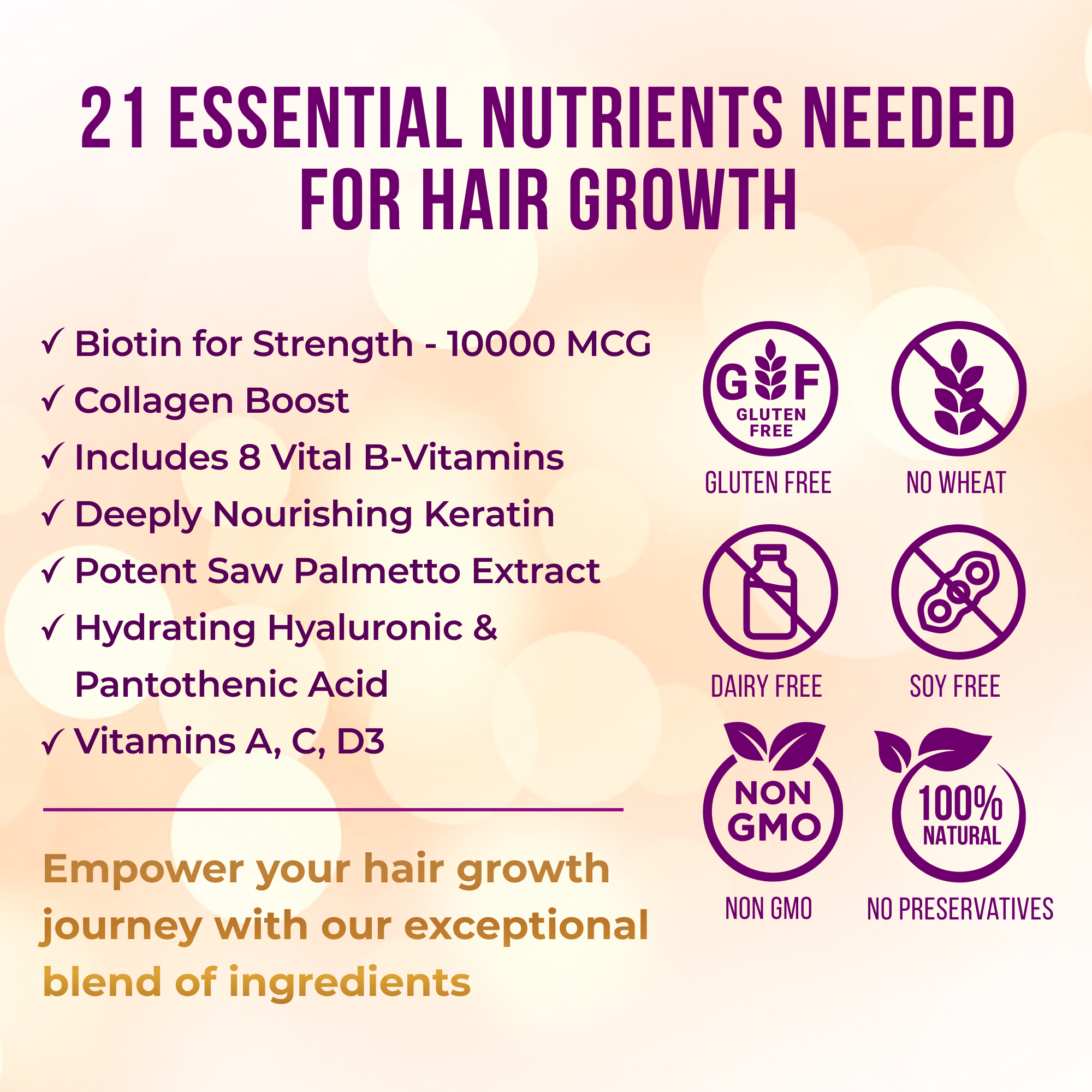 Premium Biotin & Collagen capsules